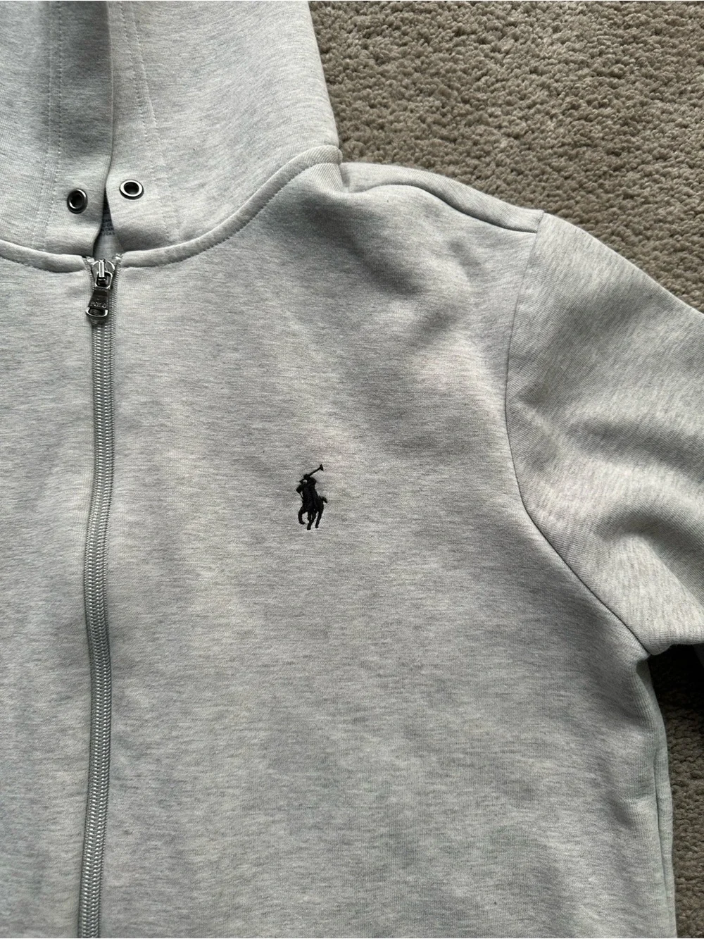 Polo Ralph Lauren Double-Knit Full-Zip‎ Hoodie size Small